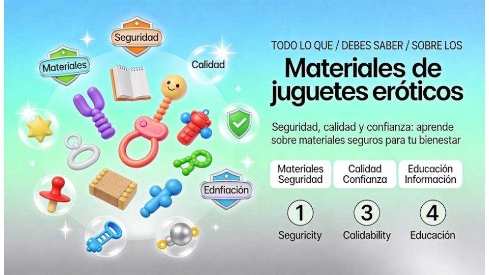 Todo lo que debes saber sobre los Materiales de juguetes eróticos